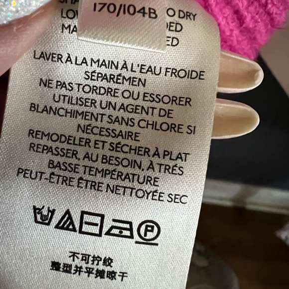 Free People Every Cloud Pullover Fuchsia Fizz - SZ Large - New - Picture 9 of 9